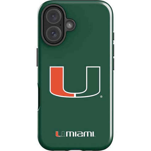 University of Miami The U iPhone 16 Plus Impact Case