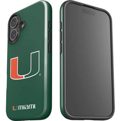University of Miami The U iPhone 16 Plus Impact Case