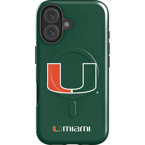 University of Miami The U iPhone 16 Plus Magsafe Impact Case