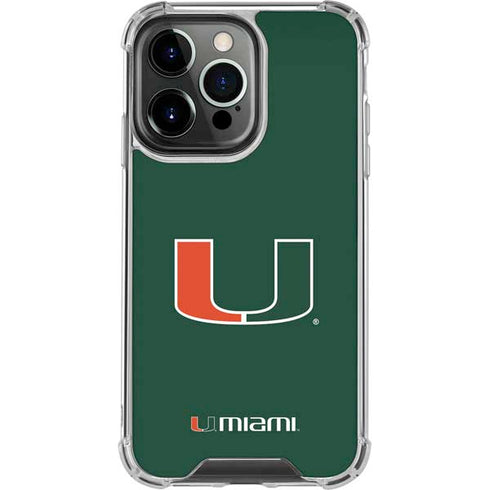 University of Miami The U iPhone 16 Pro Clear Case