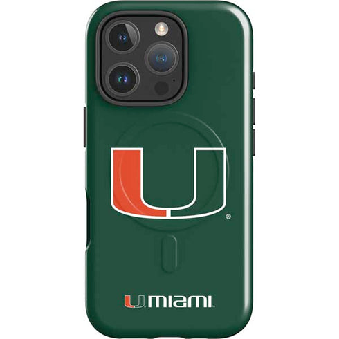 University of Miami The U iPhone 16 Pro Max Magsafe Impact Case