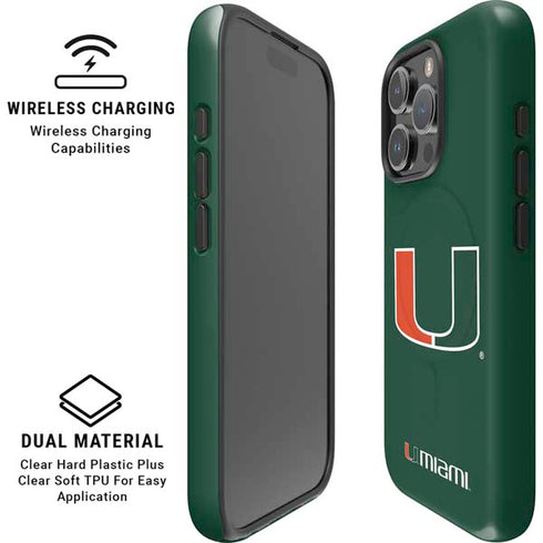 University of Miami The U iPhone 16 Pro Max Magsafe Impact Case