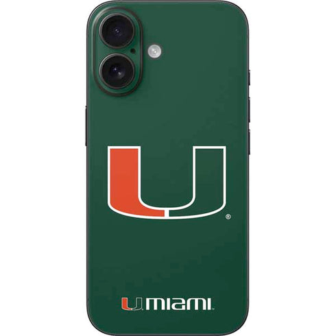 University of Miami The U iPhone 16 Skin