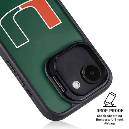University of Miami The U iPhone 16e Kickstand Case