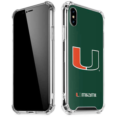 University of Miami The U iPhone X/XS Clear Case