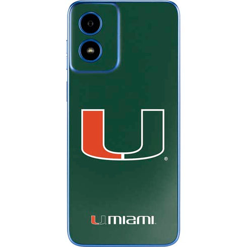 University of Miami The U Moto G Play 4G (2024) Skin