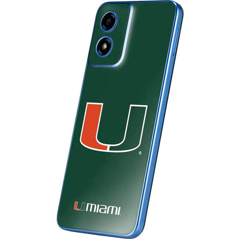 University of Miami The U Moto G Play 4G (2024) Skin