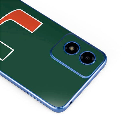 University of Miami The U Moto G Play 4G (2024) Skin