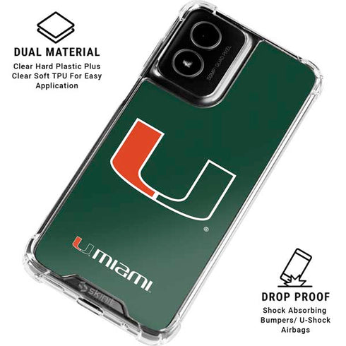 University of Miami The U Moto G Power 5G (2024) Clear Case