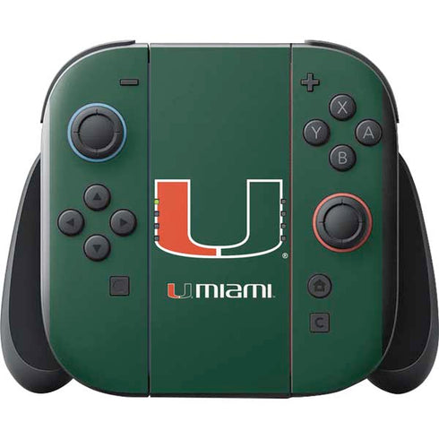 University of Miami The U Nintendo Switch 2 (2025) with Joy-Con Skin