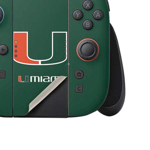 University of Miami The U Nintendo Switch 2 (2025) Joy-Con Controller Skin