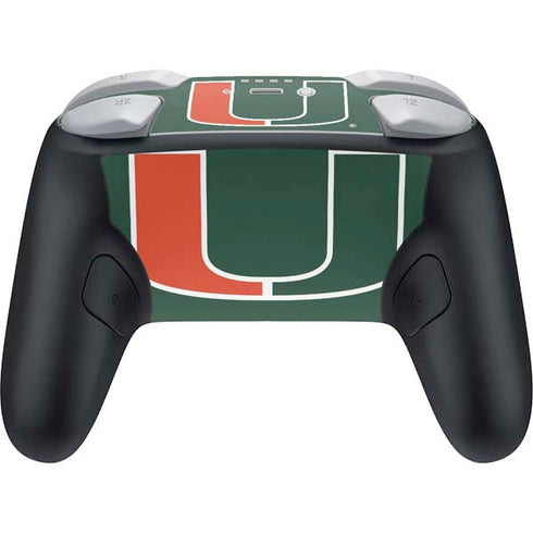University of Miami The U Nintendo Switch 2 (2025) Pro Controller Skin