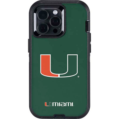 University of Miami The U Otterbox Defender iPhone Skin