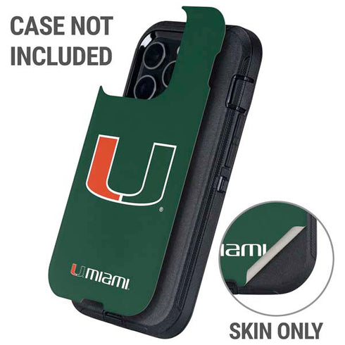 University of Miami The U Otterbox Defender iPhone Skin