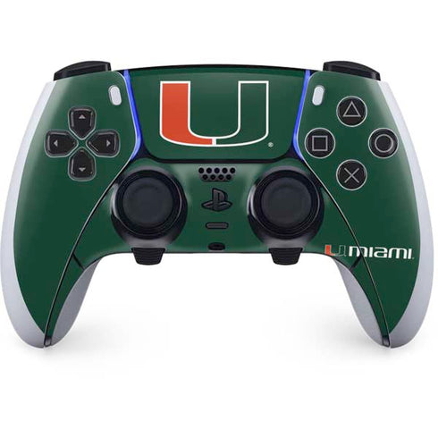 University of Miami The U PS5 DualSense Edge Pro Controller Skin