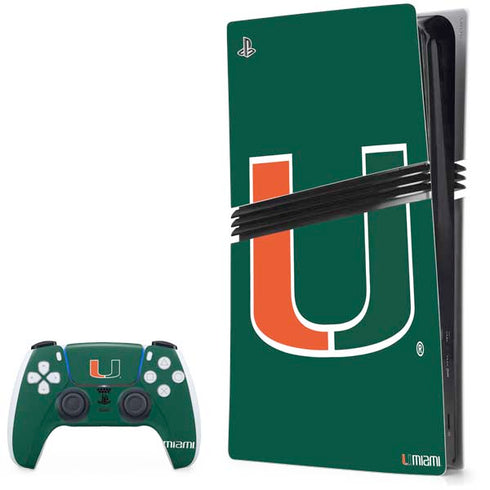 University of Miami The U PS5 Pro Bundle Skin