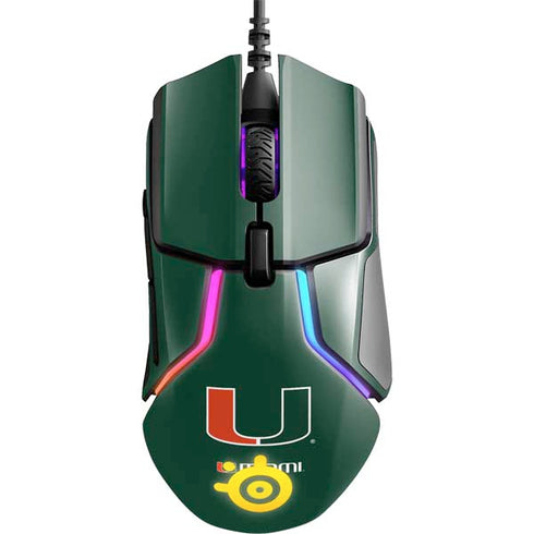 University of Miami The U SteelSeries Rival 600 Gaming Mouse Skin
