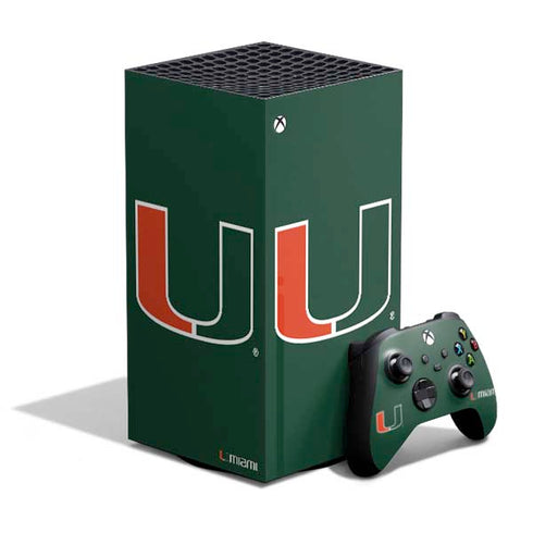 University of Miami The U XBox Series X Digital Edition Bundle Skin