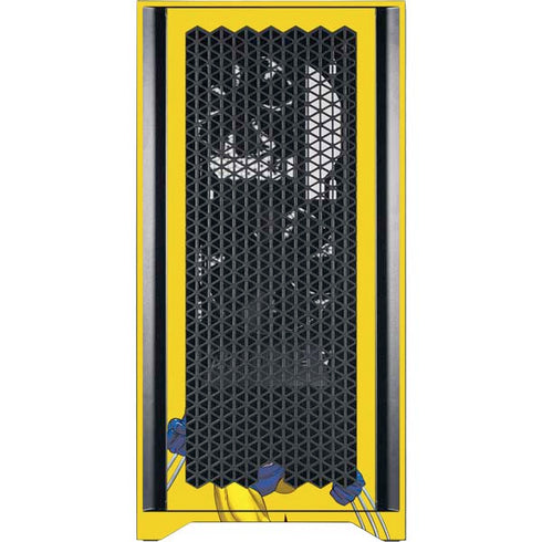 Marvel X-Men The Wolverine Corsair 4000D Tempered Glass Mid-Tower ATX Case Skin