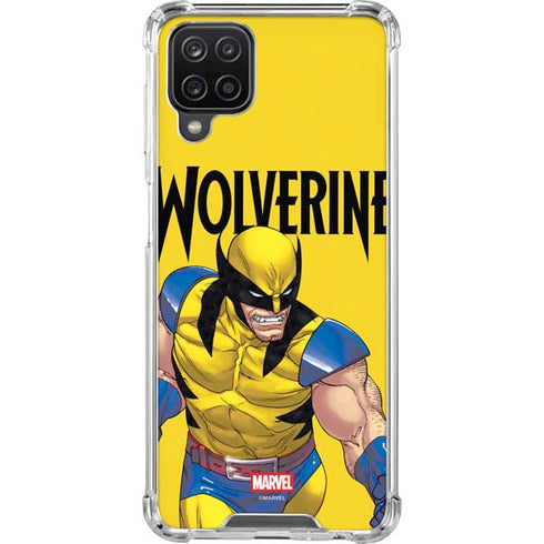 Marvel X-Men The Wolverine Galaxy A12 Clear Case