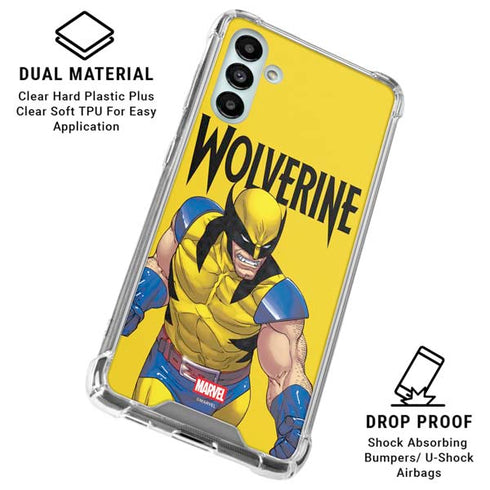 Marvel X-Men The Wolverine Galaxy A13 5G Clear Case