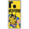Marvel X-Men The Wolverine Galaxy A21 Clear Case
