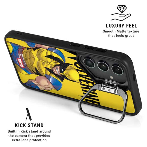 Marvel X-Men The Wolverine Galaxy S24 Plus Kickstand Case
