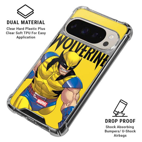 Marvel X-Men The Wolverine Google Pixel 9 Pro XL Clear Case