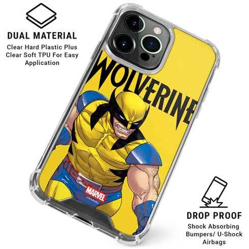 Marvel X-Men The Wolverine iPhone 15 Pro Clear Case