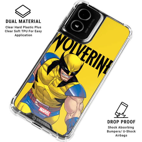 Marvel X-Men The Wolverine Moto G Power 5G (2024) Clear Case