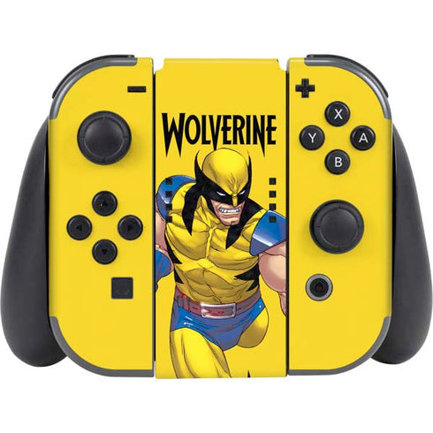 Marvel X-Men The Wolverine Nintendo Switch (2017-2021) Joy-Con Controller Skin