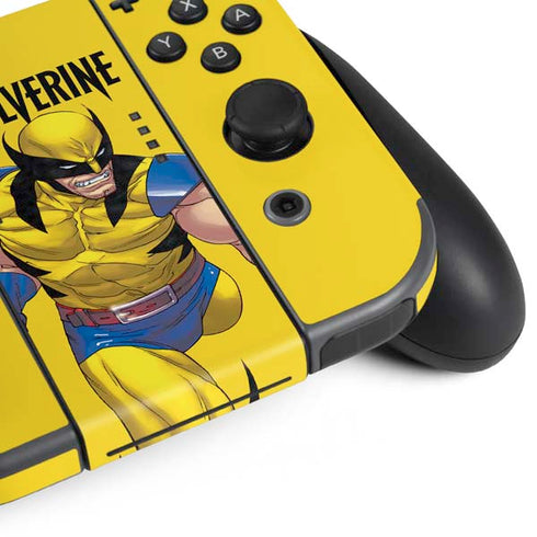 Marvel X-Men The Wolverine Nintendo Switch (2017-2021) Joy-Con Controller Skin