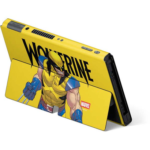 Marvel X-Men The Wolverine Nintendo Switch OLED (2021) Skin