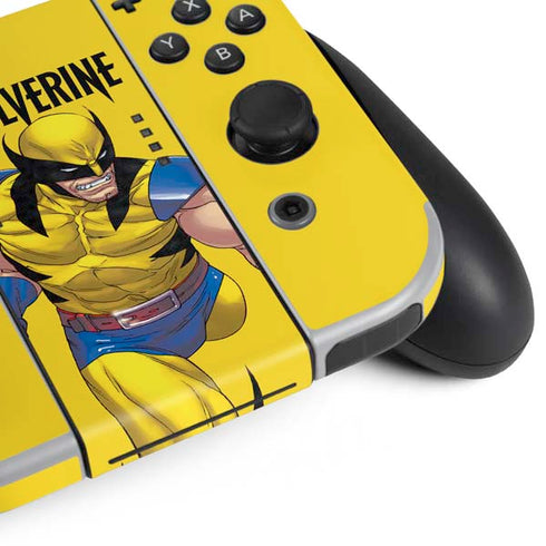 Marvel X-Men The Wolverine Nintendo Switch OLED (2021) Skin