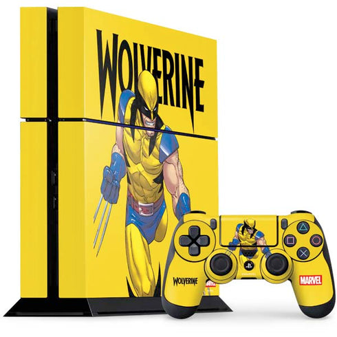 Marvel X-Men The Wolverine PS4 Console and Controller Bundle Skin