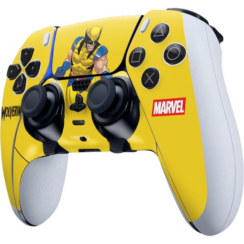 Marvel X-Men The Wolverine PS5 DualSense Edge Pro Controller Skin