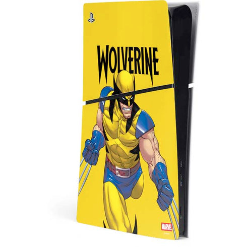 Marvel X-Men The Wolverine PS5 Slim Digital Edition Console Skin