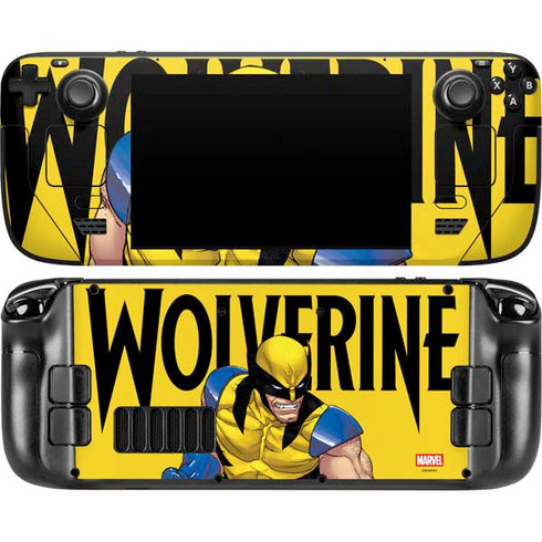 Marvel X-Men The Wolverine Steam Deck Handheld Gaming Computer Skin