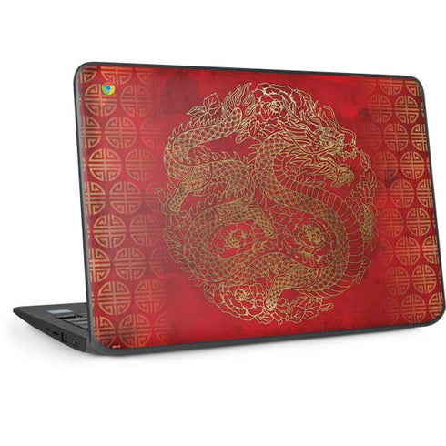 The year of the Drago HP Chromebook Skin