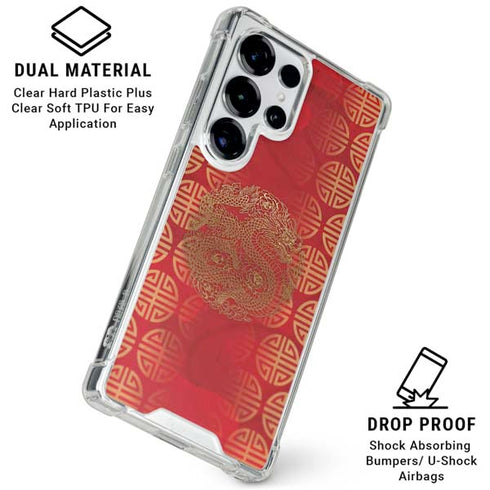 The year of the Drago Galaxy S25 Ultra Clear Case