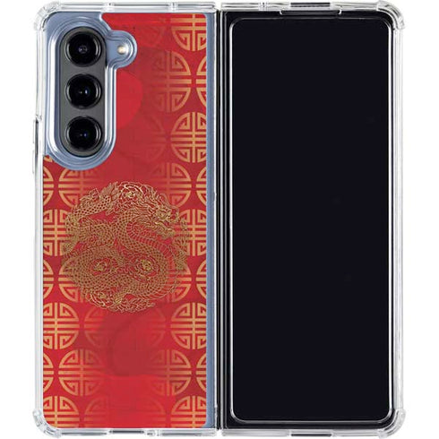 The year of the Drago Galaxy Z Fold5 5G Clear Case