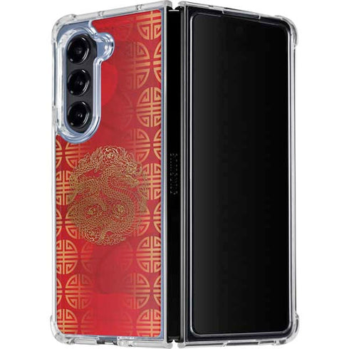 The year of the Drago Galaxy Z Fold5 5G Clear Case