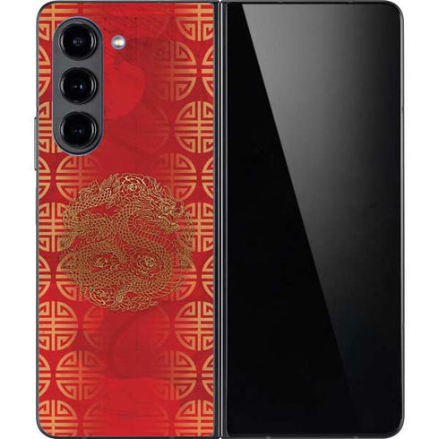 The year of the Drago Galaxy Z Fold5 5G Skin