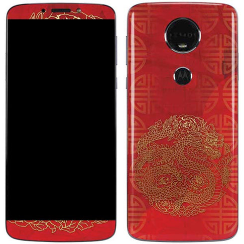 The year of the Drago Moto E5 Plus Skin