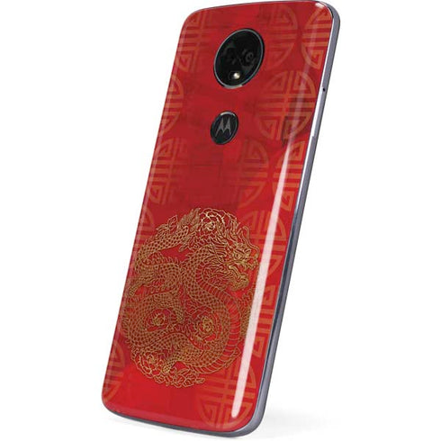 The year of the Drago Moto E5 Plus Skin