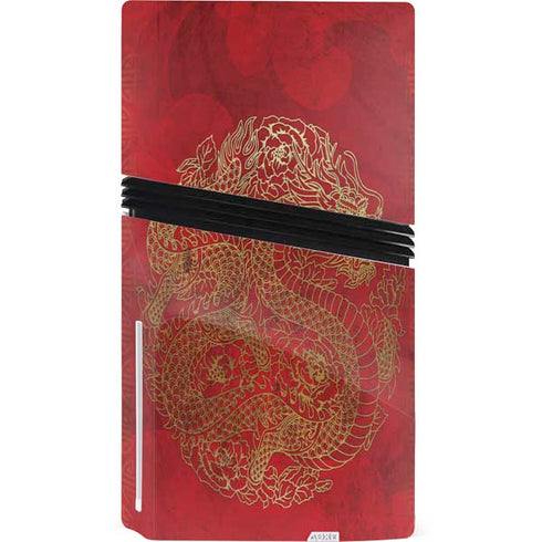 The year of the Drago PS5 Pro Disk Console Skin