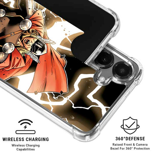 Marvel Thor Thor's Lightning Galaxy S26 Clear Case