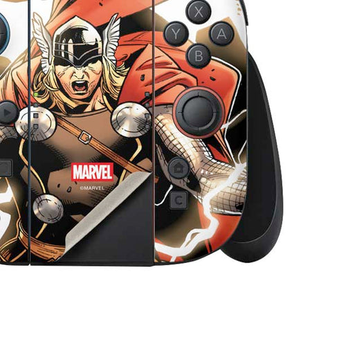 Marvel Thor Thor's Lightning Nintendo Switch 2 (2025) Joy-Con Controller Skin