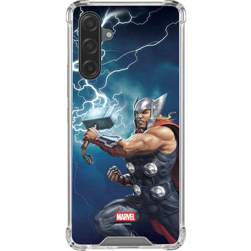 Marvel Thor Thor and Mjolnir Galaxy A17 Clear Case