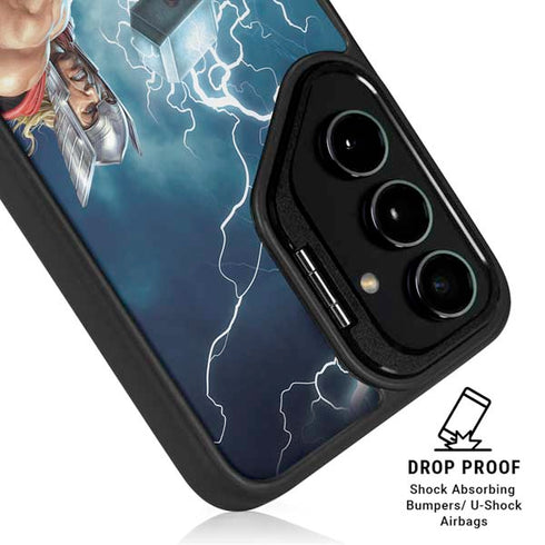 Marvel Thor Thor and Mjolnir Galaxy S26 Kickstand Case